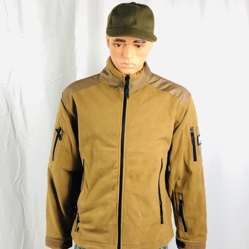 NWOT MILITARY STYLE MEN'S FLEECE JACKET SIZE L